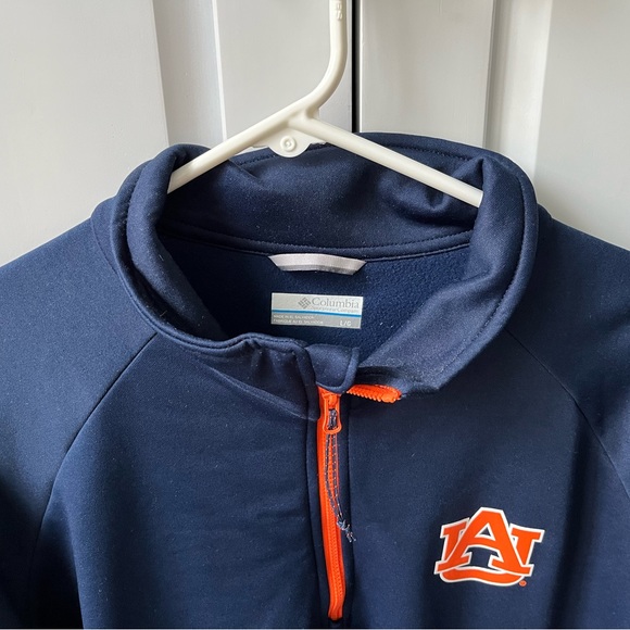 Men’s Auburn Columbia PFG Quarter-Zip - Picture 4 of 7